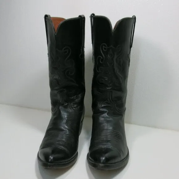 Lucchese Leather Cowboy Boots Western Footwear Men's Dress Shoes 9.5 E