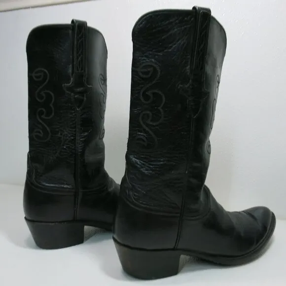 Lucchese Leather Cowboy Boots Western Footwear Men's Dress Shoes 9.5 E