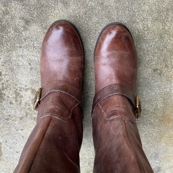 Lucky Brand Southwestern Pull-on Riding Boots