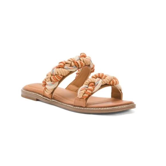 LUCKY BRAND Sunset Kabrina Flat Braided Sandals