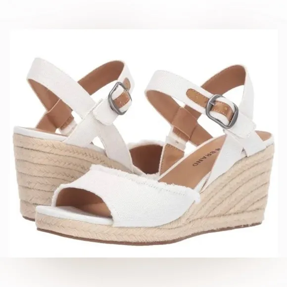 Lucky Brand Women's Mindra Open Toe Platform Summer Espadrille Wedge Sandal