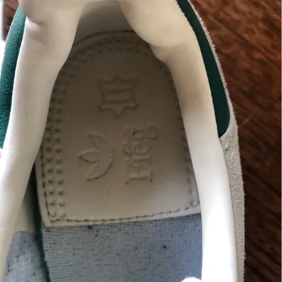M7 W8 Adidas Clarks Sambas Ronnie Fieg Chalk Sneakers White Green Gum Sole