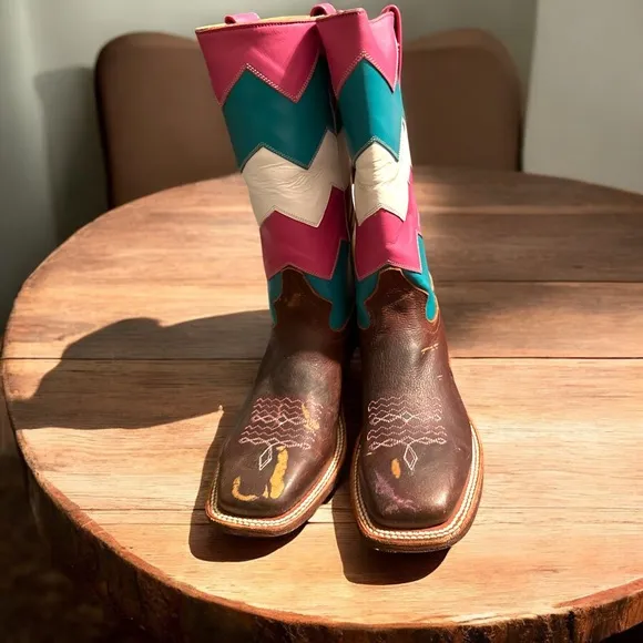Macie Bean Kids Boots - Pink, Blue, Brown