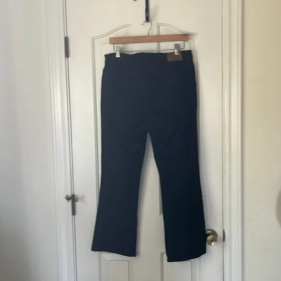 Madewell | Black Cali Demi-Boot Jeans Festive Gold Piping Edition Size 31/12