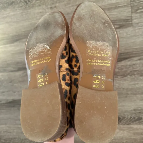Madewell Frances Leopard Calf Hair  Loafer