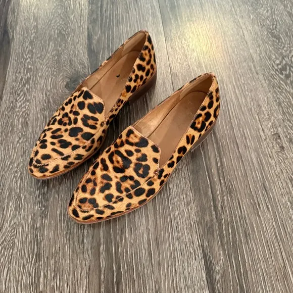 Madewell Frances Leopard Calf Hair  Loafer