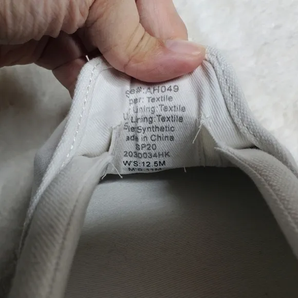 Madewell Sidewalk White Cream Canvas Gum Sole Slip On Sneakers