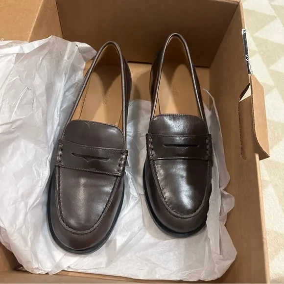 Madewell The Grayson Penny Loafer Turkish coffee brown