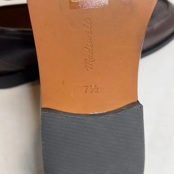 Madewell Womens $168 The Grayson Penny Loafer Turkish Coffee Size 7.5 NR851