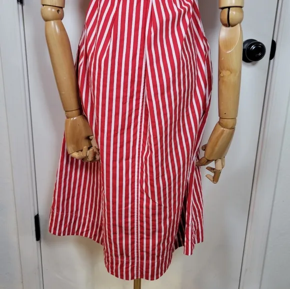 Maeve Anthropologie Kiana Striped Cotton Dress Size XS Classic Meets Casual