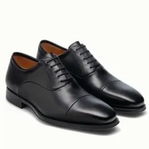 Magnanni Frederico Black Lace Up Dress Shoes Mens 9.5 D Oxfords Loafers Wide