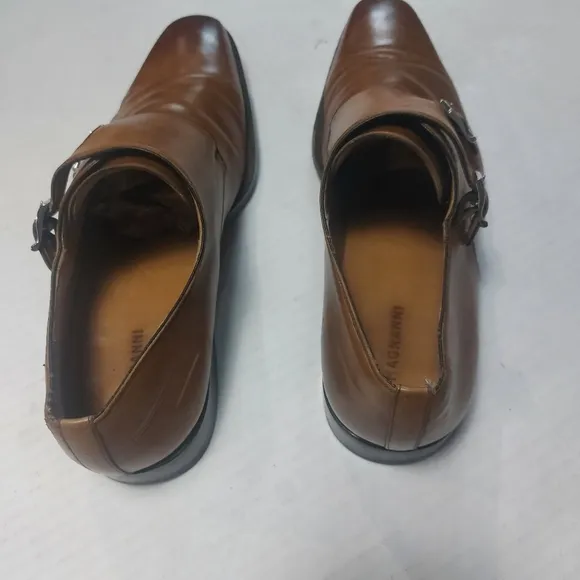 Magnanni Men's Miro Oxford Tobacco Buckle Leather Size 10.5M