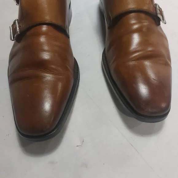 Magnanni Men's Miro Oxford Tobacco Buckle Leather Size 10.5M
