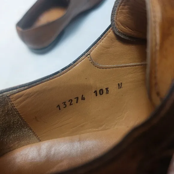 Magnanni Men's Miro Oxford Tobacco Buckle Leather Size 10.5M