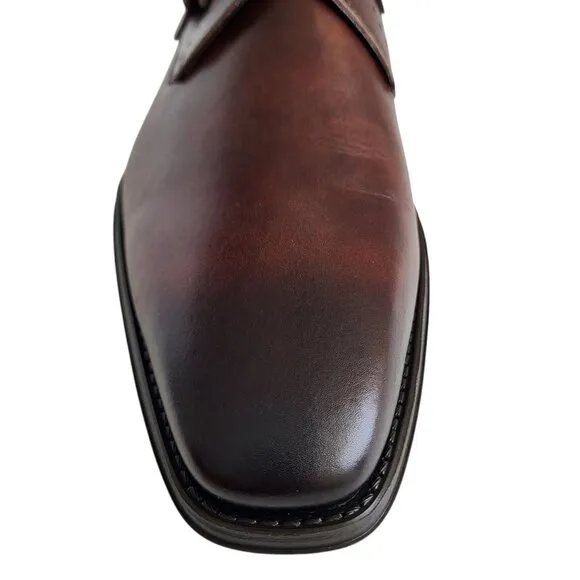 Magnanni Monk Strap Loafers in Brown Men's Size 11