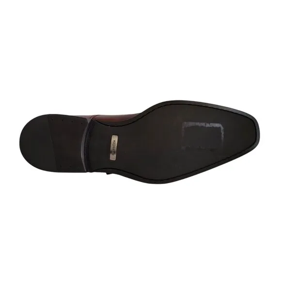 Magnanni Monk Strap Loafers in Brown Men's Size 11
