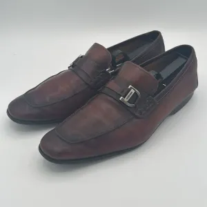 Magnanni Raso Loafers Men's Size 9 24379 Brown Calf-Skin Leather Slip-On