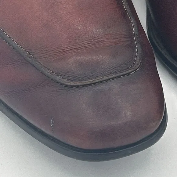 Magnanni Raso Loafers Men's Size 9 24379 Brown Calf-Skin Leather Slip-On