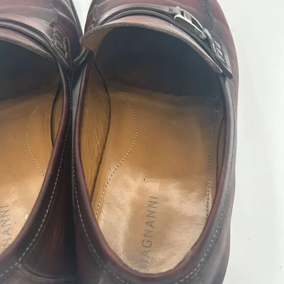 Magnanni Raso Loafers Men's Size 9 24379 Brown Calf-Skin Leather Slip-On