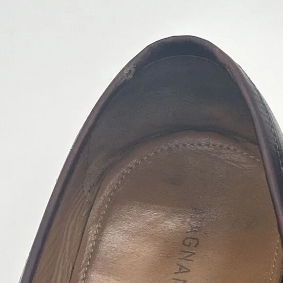 Magnanni Raso Loafers Men's Size 9 24379 Brown Calf-Skin Leather Slip-On