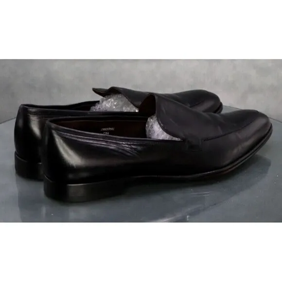 Maison Forte Darkpool Men's Dress Loafers Shoes Size 11.5 Leather Black