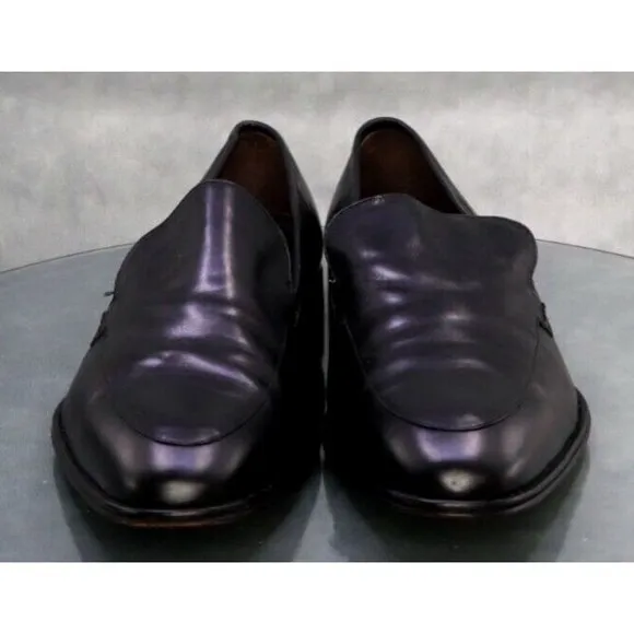 Maison Forte Darkpool Men's Dress Loafers Shoes Size 11.5 Leather Black