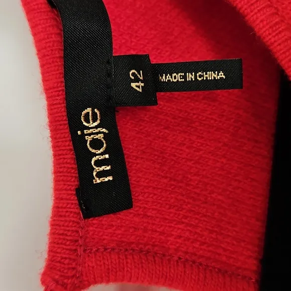 MAJE RED MINI DRESS 2in 1