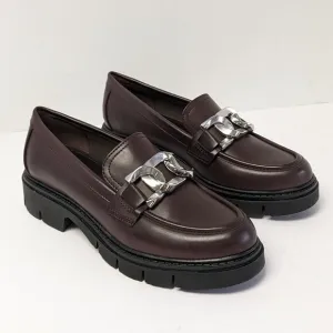 Marc Fisher Corel Chunky Loafers, Bordeaux, Women's 7