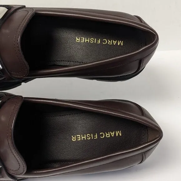 Marc Fisher Corel Chunky Loafers, Bordeaux, Women's 7