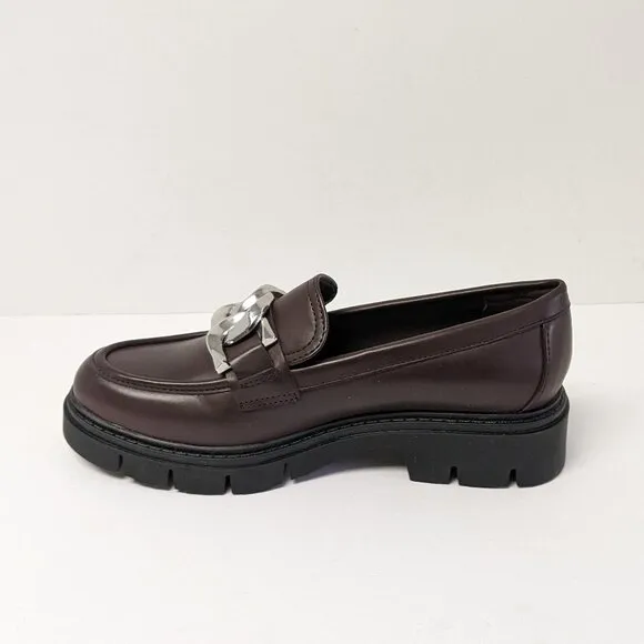 Marc Fisher Corel Chunky Loafers, Bordeaux, Women's 7
