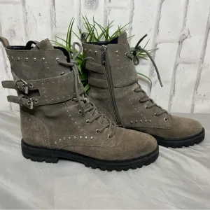 MARC FISHER LTD JOSETTE BELTED MOTO BOOTS