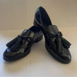 Marc Fisher Black Patent Loafers 6 1/2