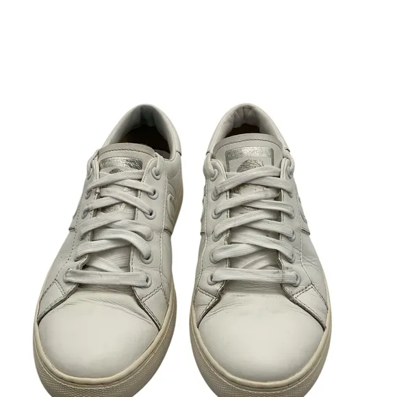 Marc Jacobs White Low-Top Sneakers leather and Rubber Sole size 39