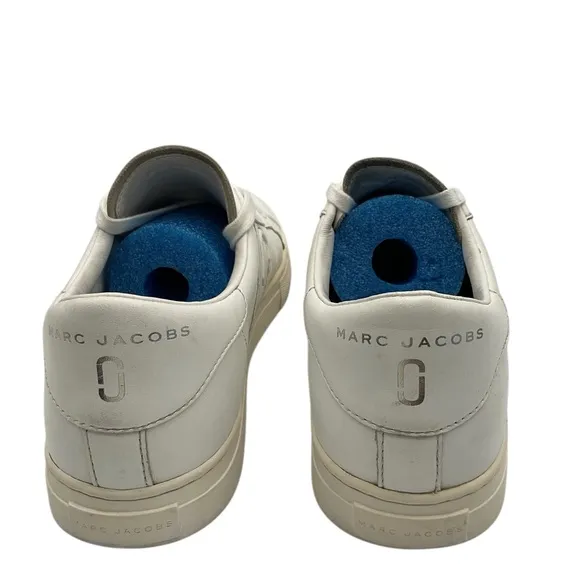 Marc Jacobs White Low-Top Sneakers leather and Rubber Sole size 39