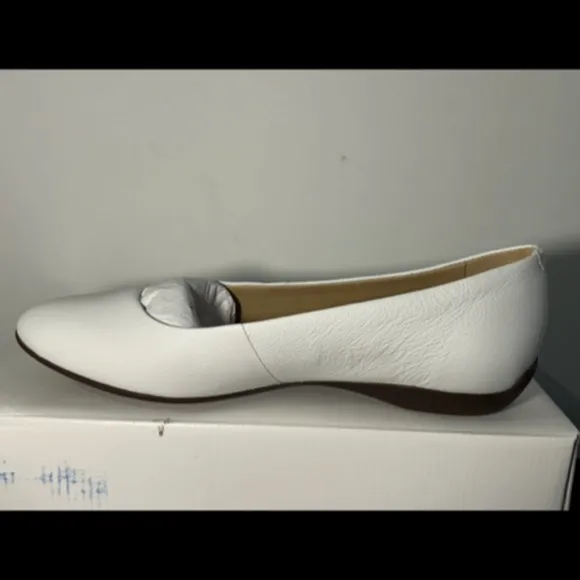 Marc Joseph New York Bedford St Leather Ballet Flats Shoes White EU 37.5/US 7