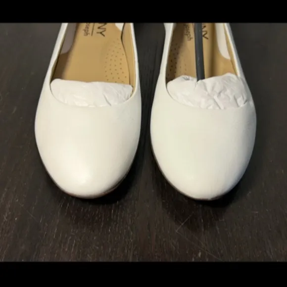 Marc Joseph New York Bedford St Leather Ballet Flats Shoes White EU 37.5/US 7