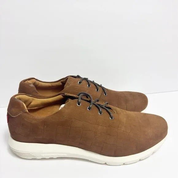 MARC JOSEPH NEW YORK MADISON GENUINE LEATHER EXTRA LIGHTWEIGHT SNEAKERS 10.5