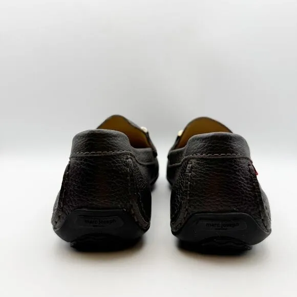 Marc Joseph New York Mens Bryant Park Loafers Size 11.5 Dark Brown Leather NIB