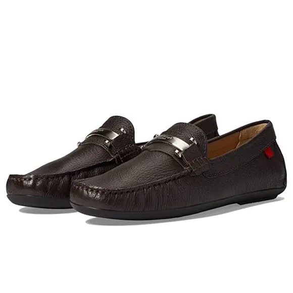 Marc Joseph New York Mens Bryant Park Loafers Size 11.5 Dark Brown Leather NIB