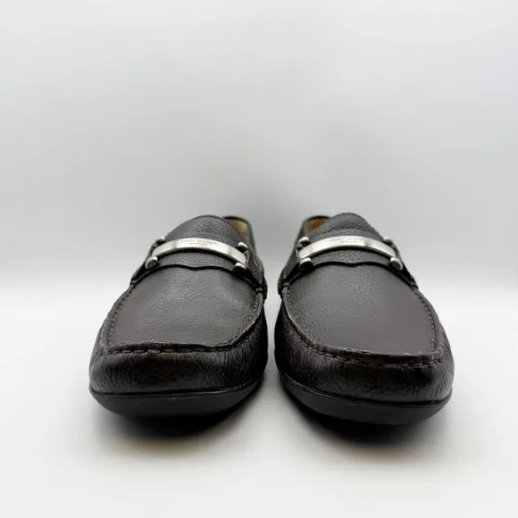 Marc Joseph New York Mens Bryant Park Loafers Size 11.5 Dark Brown Leather NIB