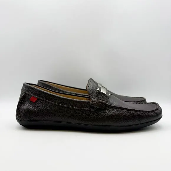 Marc Joseph New York Mens Bryant Park Loafers Size 11.5 Dark Brown Leather NIB