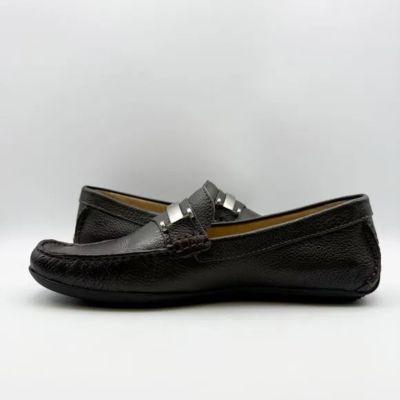 Marc Joseph New York Mens Bryant Park Loafers Size 11.5 Dark Brown Leather NIB