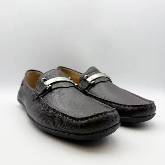Marc Joseph New York Mens Bryant Park Loafers Size 11.5 Dark Brown Leather NIB