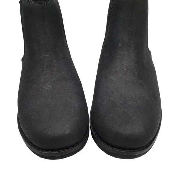 Marc Joseph | NIB Webster Bootie Black Nubuck Leather Pull On Boots Boy's 1.5