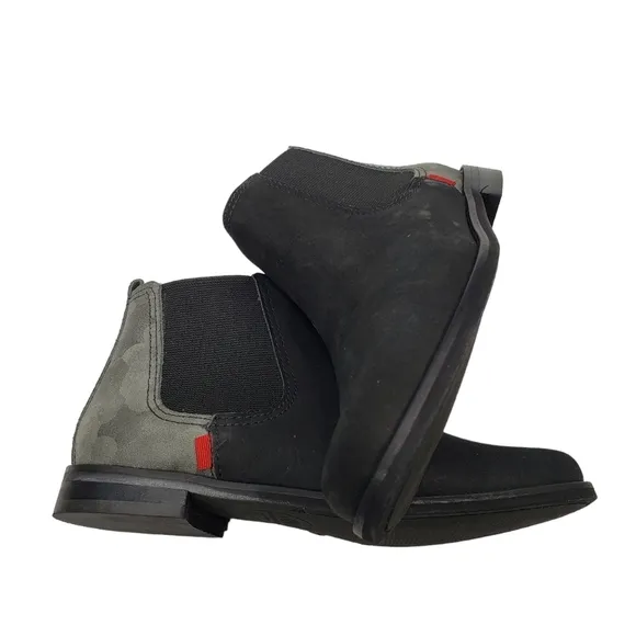 Marc Joseph | NIB Webster Bootie Black Nubuck Leather Pull On Boots Boy's 1.5