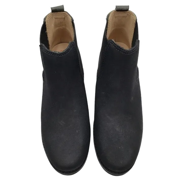 Marc Joseph | NIB Webster Bootie Black Nubuck Leather Pull On Boots Boy's 1.5