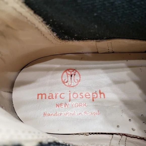 Marc Joseph | NIB Webster Bootie Blue Grainy Leather Pull On Boots Boy's 3