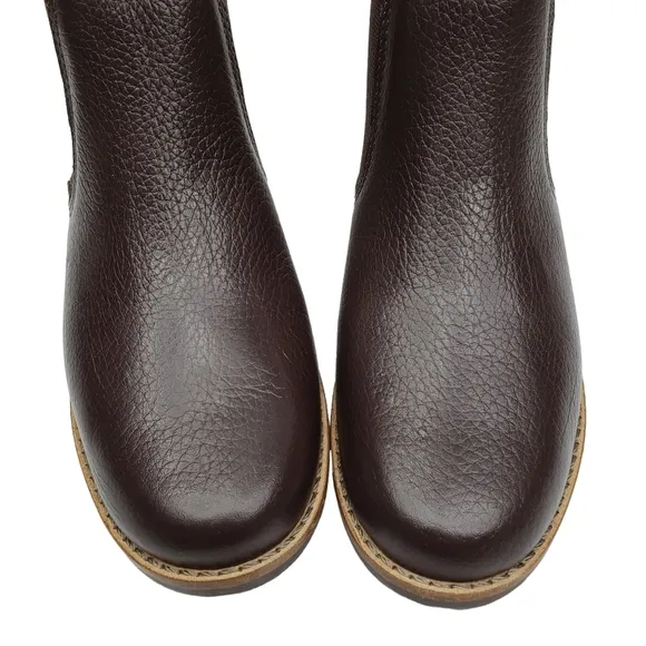 Marc Joseph | NIB Webster Bootie Brown Grainy Leather Pull On Boots Boy's 13