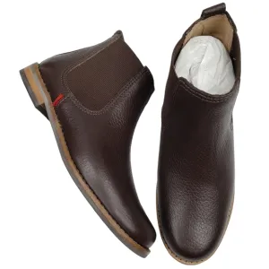 Marc Joseph | NIB Webster Bootie Brown Grainy Leather Pull On Boots Boy's 13