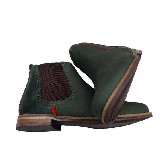 Marc Joseph | NIB Webster Bootie Emerald Nubuck Leather Pull On Boots Boy's 12